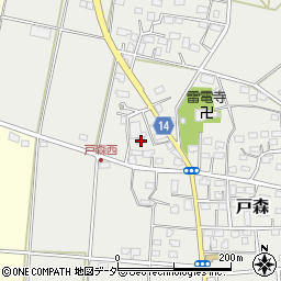 埼玉県深谷市戸森349周辺の地図