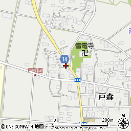 埼玉県深谷市戸森141周辺の地図