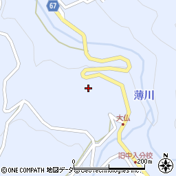 長野県松本市入山辺大仏5990周辺の地図