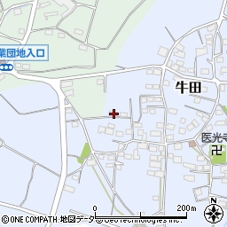 群馬県藤岡市牛田549周辺の地図