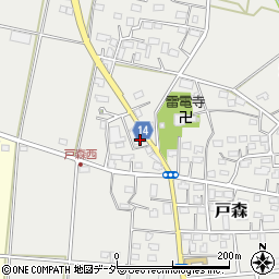 埼玉県深谷市戸森142周辺の地図