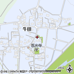 群馬県藤岡市牛田309周辺の地図