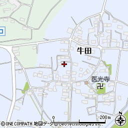 群馬県藤岡市牛田538-7周辺の地図