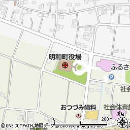 明和町役場　教育委員会親と子の教育相談周辺の地図