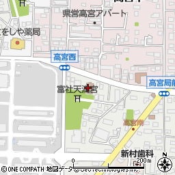 松本市　高宮児童センター周辺の地図