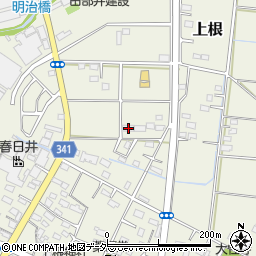 埼玉県熊谷市上根154-2周辺の地図