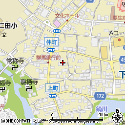 群馬銀行下仁田支店周辺の地図