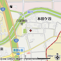 埼玉県深谷市本田ケ谷12周辺の地図