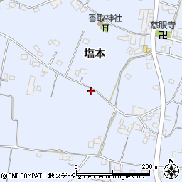 茨城県結城郡八千代町塩本381周辺の地図