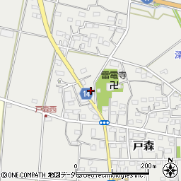 埼玉県深谷市戸森357周辺の地図