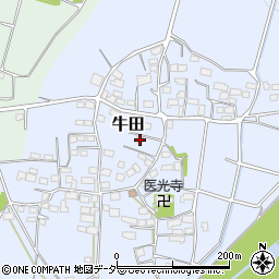 群馬県藤岡市牛田377-2周辺の地図