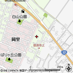 埼玉県深谷市岡210周辺の地図