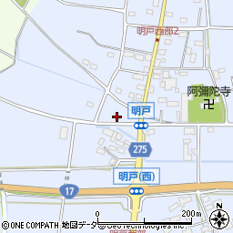 埼玉県深谷市明戸23周辺の地図
