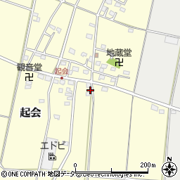 埼玉県深谷市起会286周辺の地図