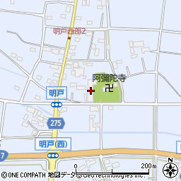 埼玉県深谷市明戸600周辺の地図