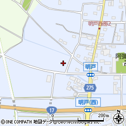 埼玉県深谷市明戸16周辺の地図