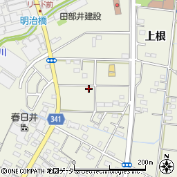 埼玉県熊谷市上根155周辺の地図