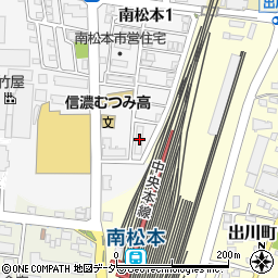 市営南松本東団地周辺の地図