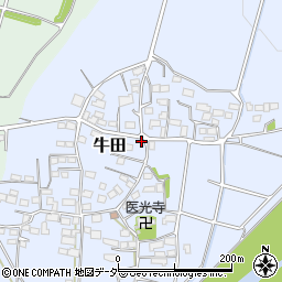 群馬県藤岡市牛田368周辺の地図