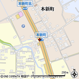 本新町周辺の地図
