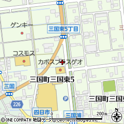 福井県坂井市三国町三国東周辺の地図