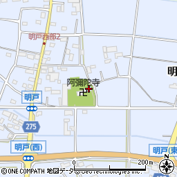 埼玉県深谷市明戸590周辺の地図