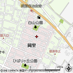 埼玉県深谷市岡里周辺の地図