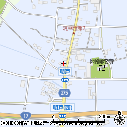 埼玉県深谷市明戸604周辺の地図