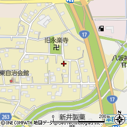 埼玉県深谷市上増田69周辺の地図