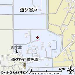 埼玉県熊谷市道ケ谷戸周辺の地図