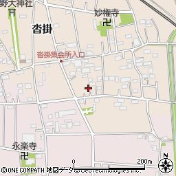 埼玉県深谷市沓掛43周辺の地図