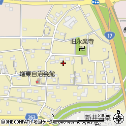 埼玉県深谷市上増田119周辺の地図