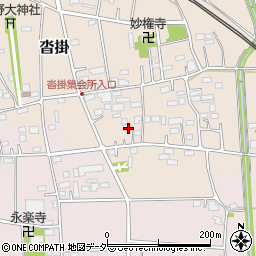 埼玉県深谷市沓掛44周辺の地図