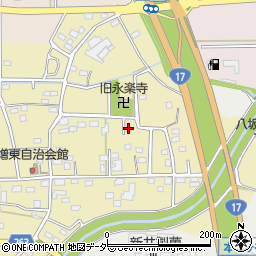 埼玉県深谷市上増田73周辺の地図