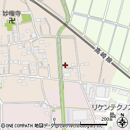 埼玉県深谷市沓掛69周辺の地図