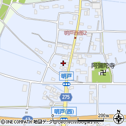 埼玉県深谷市明戸606周辺の地図