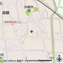埼玉県深谷市沓掛周辺の地図