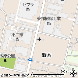 栃木県下都賀郡野木町野木158周辺の地図