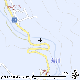 長野県松本市入山辺8194-4周辺の地図