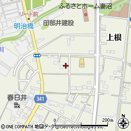 埼玉県熊谷市上根145周辺の地図