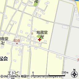 埼玉県深谷市起会224周辺の地図