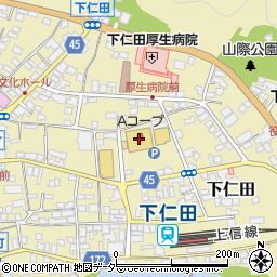 Ａコープ下仁田店周辺の地図