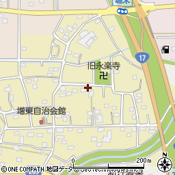埼玉県深谷市上増田117周辺の地図