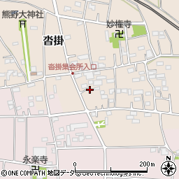 埼玉県深谷市沓掛42周辺の地図