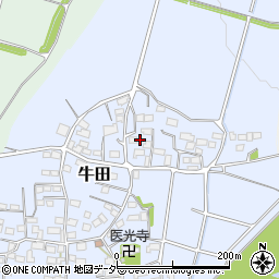 群馬県藤岡市牛田348周辺の地図