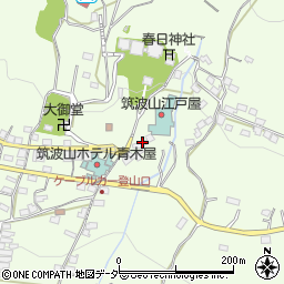 筑波館　本店周辺の地図