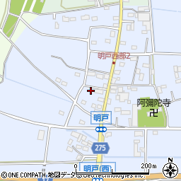 埼玉県深谷市明戸610周辺の地図