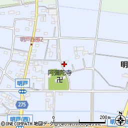 埼玉県深谷市明戸654周辺の地図