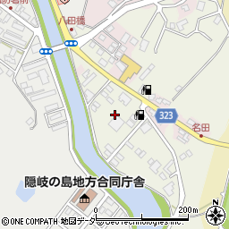 島根県隠岐郡隠岐の島町西町名田の四周辺の地図