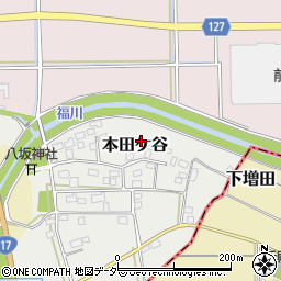 埼玉県深谷市本田ケ谷30周辺の地図